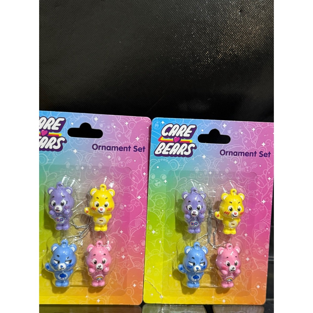 Care Bears Ornament Set 4 Piece Charm Pendant Bag Accessory NEW